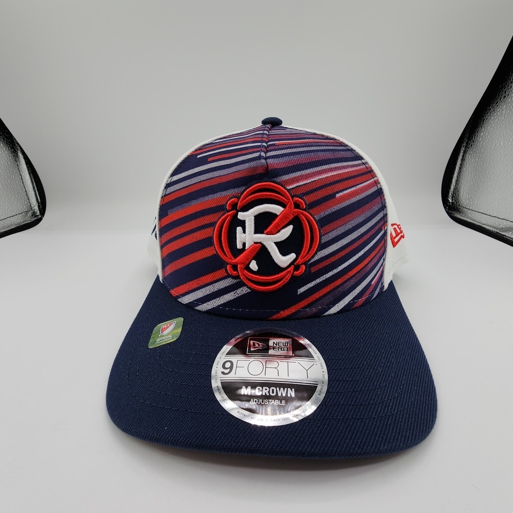 New England Revolution Hat‎ New Era Jersey Hook Third 9Forty A-Frame Soccer NEW View 2